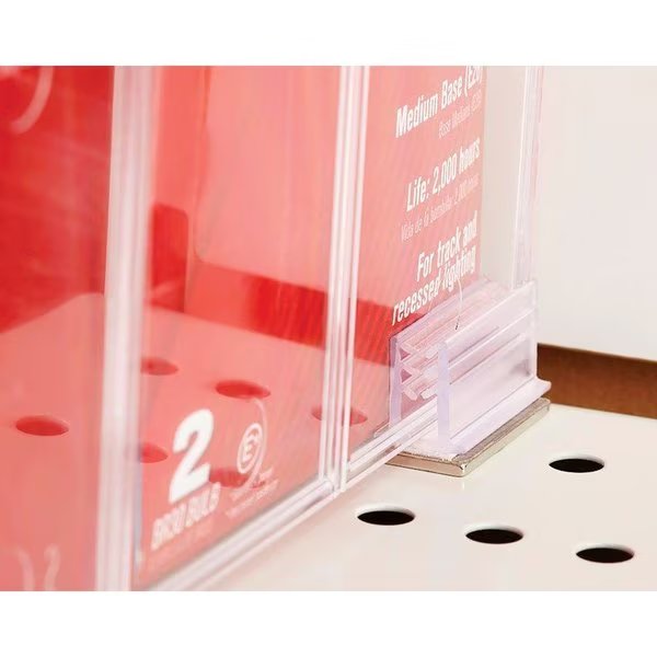 0.625 in. H X 0.5 in. W X 1 in. L Multicolored Lozier or Madix Fixtures Magnet for Divider Sy, Kinter, Mfr#: 107085-ACE