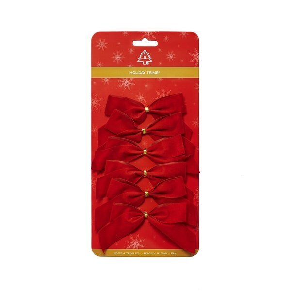 Red 2 Loop Christmas Indoor Christmas Decor, Holiday Trims, Mfr#: 7920