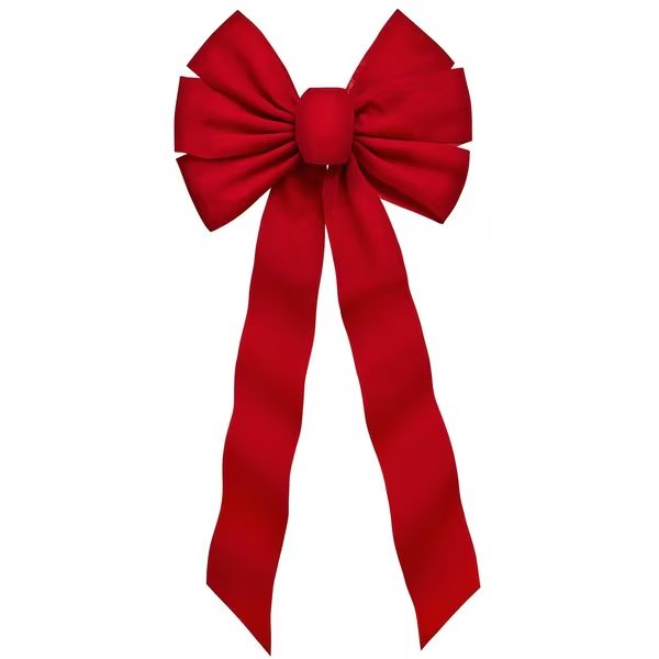 Red 7 Loop Christmas Indoor Christmas Decor, Holiday Trims, Mfr#: 7347DOZ