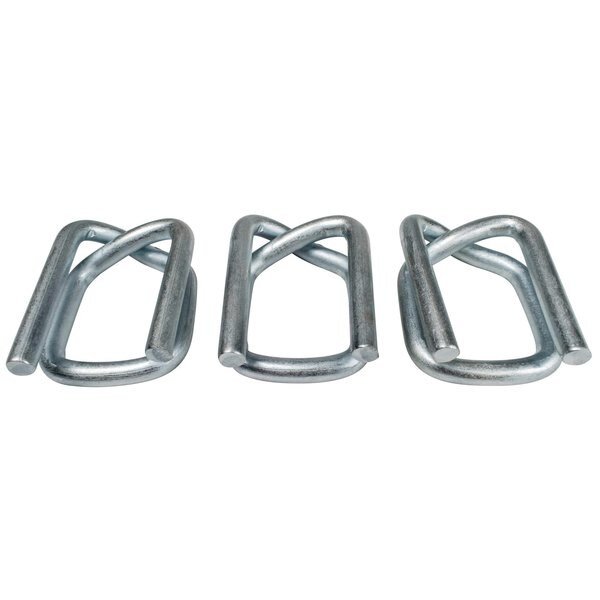 Poly  Cord Buckles  1 14 HD Galvanized Clear Wire, 250PK, Encore Packaging, Mfr#: P114WB3-GA