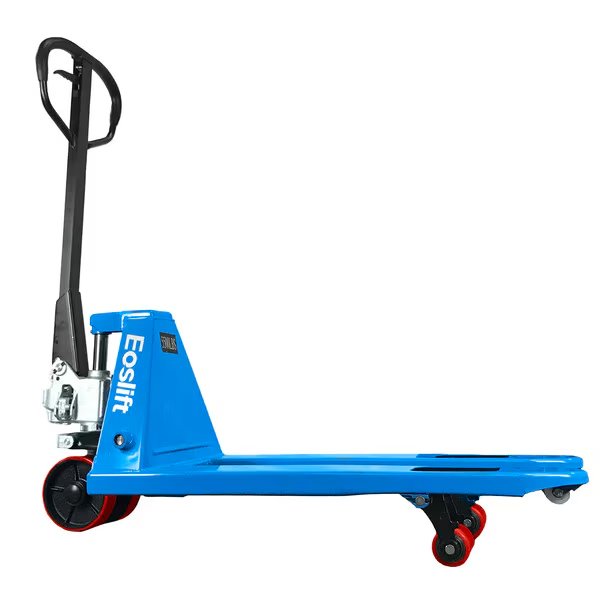 Professional Grade M25NS (Narrow and 36" Short) Manual Pallet Jack 5,500 lbs. 20.5 in. x 36 in. German Seal System with Polyurethane Wheels, Eoslift, Mfr#: M20NS