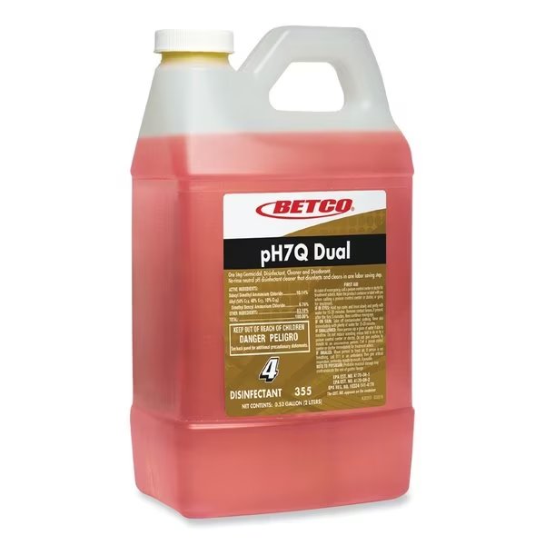 Cleaners & Detergents, Bottle, Lemon Scent, 4 PK, Betco, Mfr#: 3554700