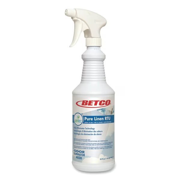 Pure Linen RTU Odor Eliminator, Pure Linen, 32 oz Spray Bottle, 6PK, Betco, Mfr#: 40307000