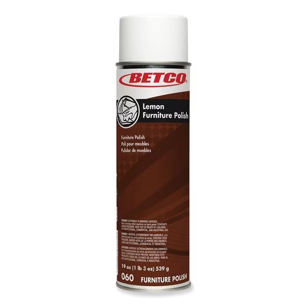 Cleaners & Detergents, 19 oz Aerosol Cans, Lemon, 12 PK, Betco, Mfr#: 602300