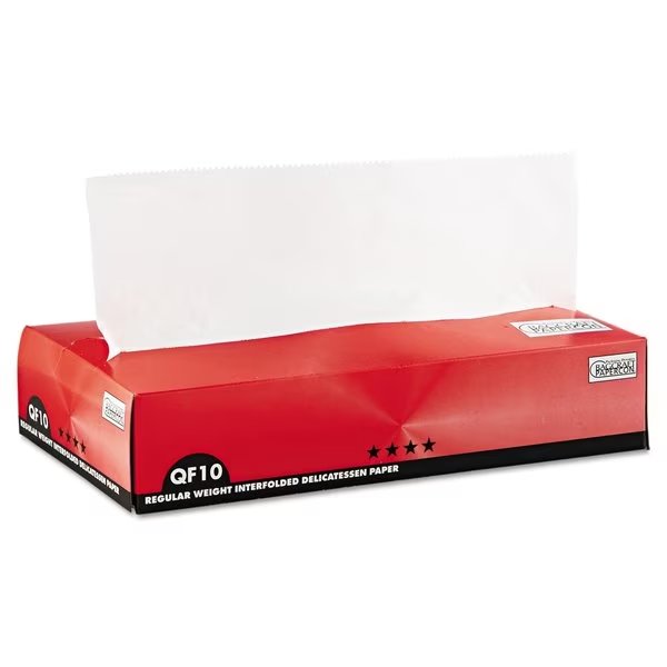 QF10 Interfolded Dry Wax Paper, 10 x 10 1/4, White, PK6000, Bagcraft, Mfr#: P011010
