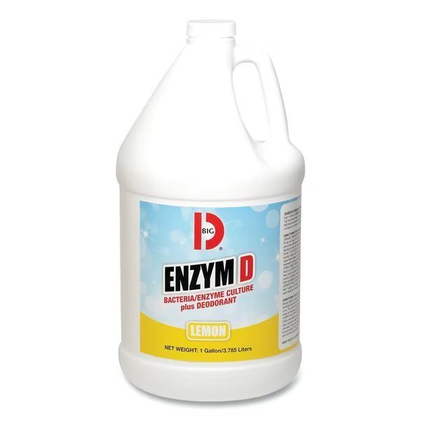 Enzym D Digester Liquid Deodorant, Lemon, 1 gal, PK4, Big D, Mfr#: 150000