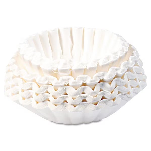 Flat Bottom Coffee Filters, Paper, 12-Cup Size, PK3000, Bunn, Mfr#: 20132