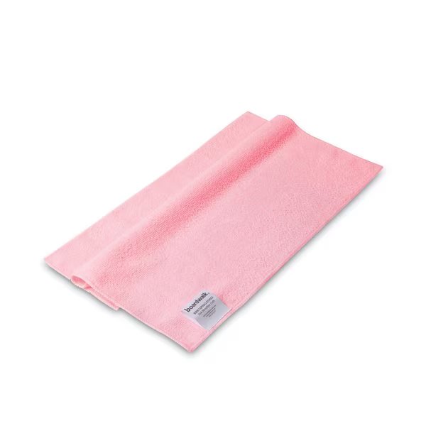 Microfiber Cleaning Cloths, 16 x 16, Pink, PK24, Boardwalk, Mfr#: 2164040