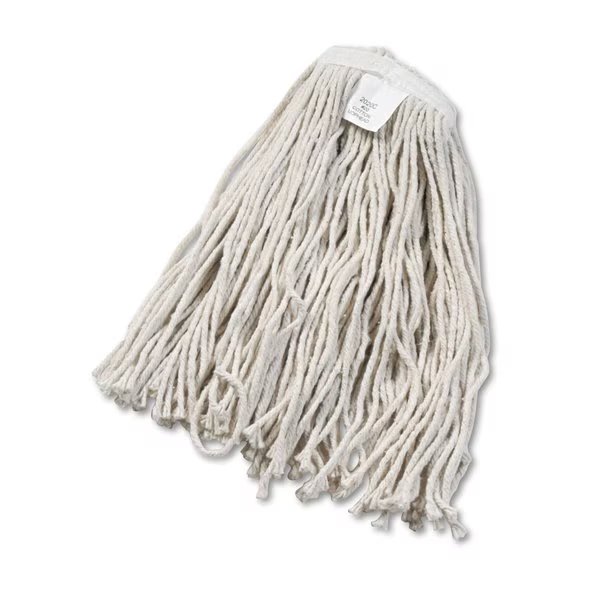 Cut-End Wet Mop, White, Cotton, PK12, BWK2020CCT, Boardwalk, Mfr#: BWK2020CCT