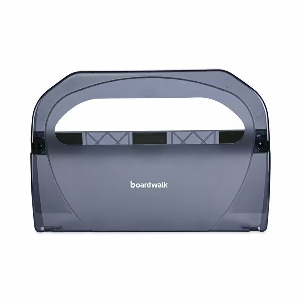 Toilet Seat Cover Dispenser, Plastic, 17.75x3.125x11.75, Smoke Black, Boardwalk, Mfr#: TS510SBBW
