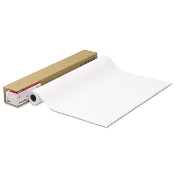 Satin Photographic Paper Roll, 3 in. Core, 10 mil, 24 in. x 100 ft, Satin White, Canon, Mfr#: 2047V145