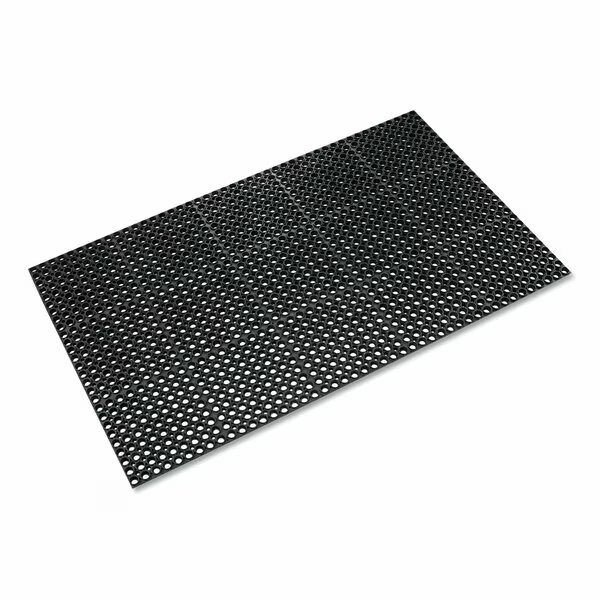 Floor Mat, Black, 36" W, 60" L, Crown Matting Technologies, Mfr#: CRO WSTF35 BLA