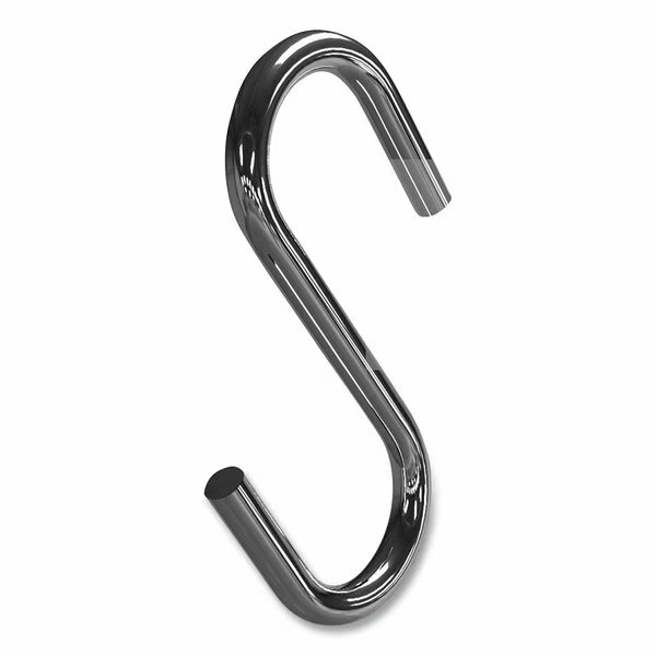 S Hooks, Metal, Silver, PK50, 50PK, Deflecto, Mfr#: 20013