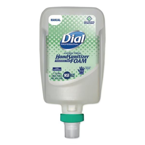 FIT Antimicrobial Foam Hand Sanitizer Manual Disp Refill, 1200 mL, PK3, Dial, Mfr#: 19038