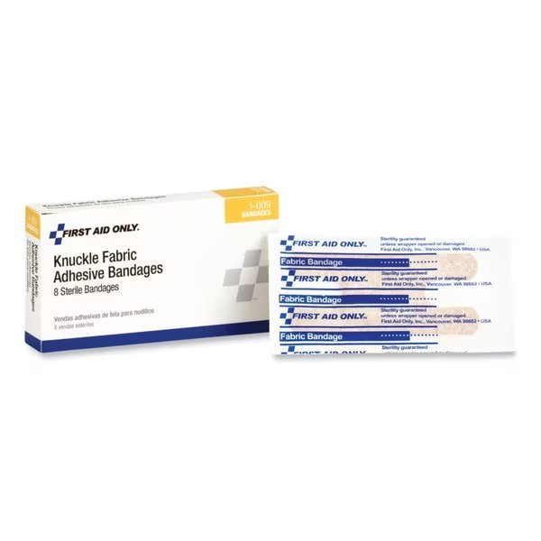 First Aid Fabric Knuckle Bandages, PK8, Physicianscare, Mfr#: 1-009-001