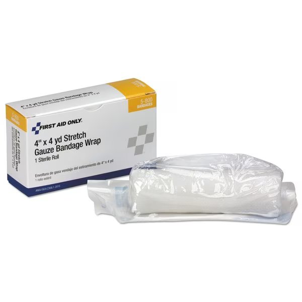 24 Unit ANSI Class A+ Refill, 4" x 4 yd Sterile Gauze Bandage, First Aid Only, Mfr#: 5-800
