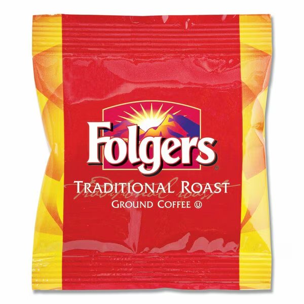 Ground Coffee Fraction Packs, Traditional Roast, 2oz, PK42, Folgers, Mfr#: 2550063006