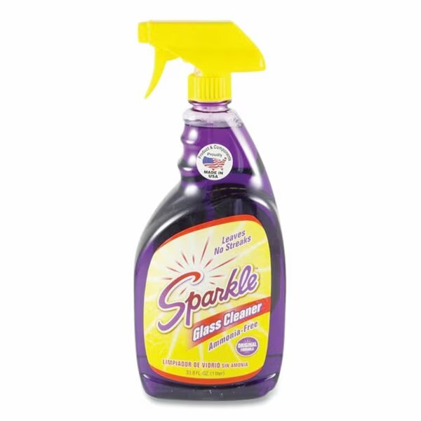 Liquid Glass Cleaner, Unscented, Trigger Spray Bottle, Sparkle, Mfr#: 20345