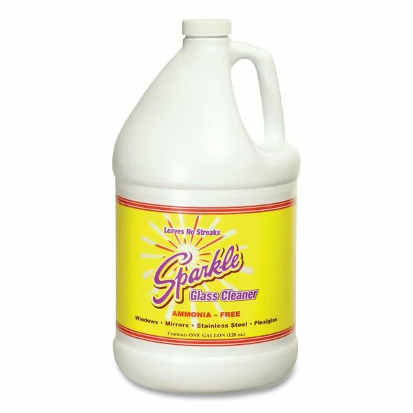 Liquid Glass Cleaner, Unscented, Bottle, Sparkle, Mfr#: 20500