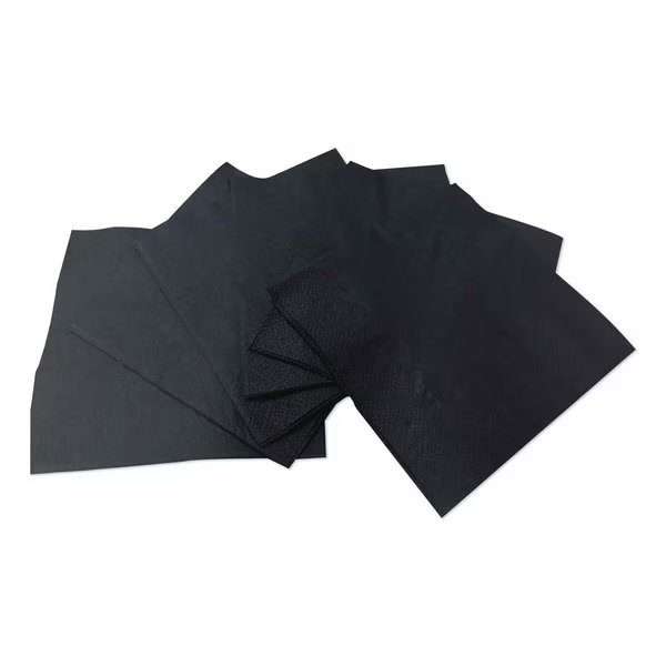 Cocktail Napkins, 1-Ply, 9w x 4.5d, Black, PK4000, Gen, Mfr#: 1401