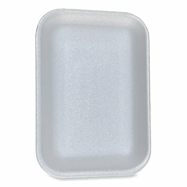 Meat Trays, #2. 8.5 x 6.03 x 1.11, White, 500PK, Gen, Mfr#: 2WH