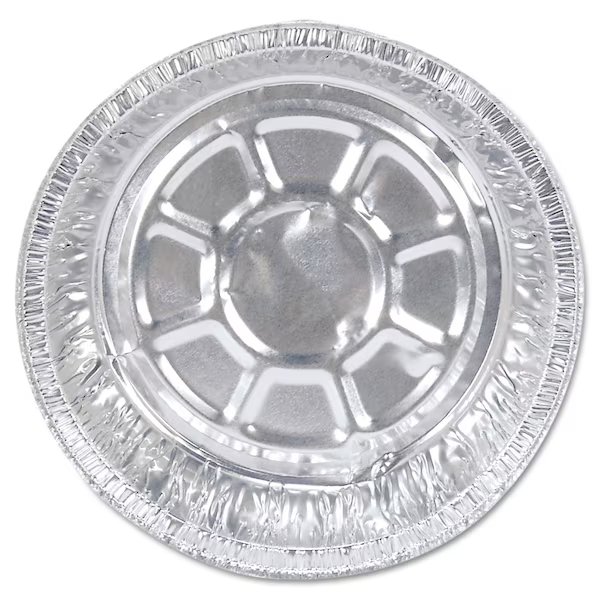 Round Aluminum Container, 24 oz, 7in. Diameter, Silver, 500PK, Hfa, Mfr#: 204725