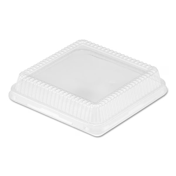 Plastic Dome Lid, 8.25 x 8.25 x 1.5, Clear, 500PK, Hfa, Mfr#: 4048DL