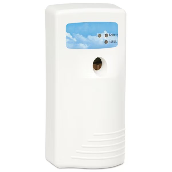 Stratus II Metered Aerosol Dispenser, , 5" x 3.75" x 8.5", White, Hospeco, Mfr#: 07521