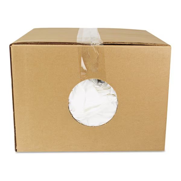 New Bleached White T-Shirt Rags, 25 Pounds/Bag, Hospeco, Mfr#: 455-25