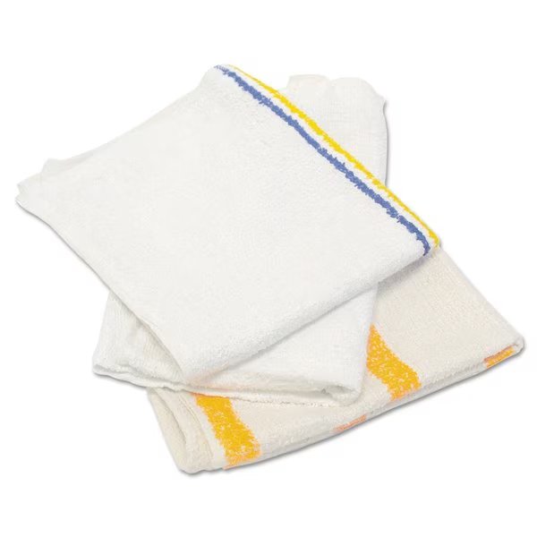 Value Counter Cloth/Bar Mop, White, 25 Pounds/Bag, Hospeco, Mfr#: 534-25BP