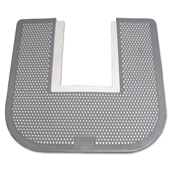 Disposable Toilet Floor Mat, Nonslip, Orchrd Zing, 23x21-5/8, Gry, PK6, Fresh Products, Mfr#: IMP 1550
