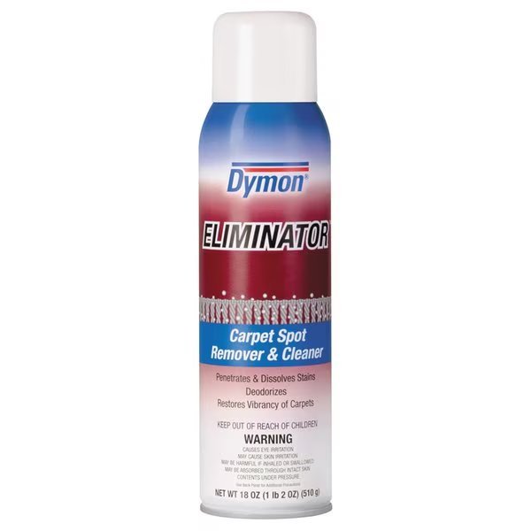 Eliminator Carpet Spot & Stain Remover, 18oz, Aerosol, PK12, Dymon, Mfr#: 10620