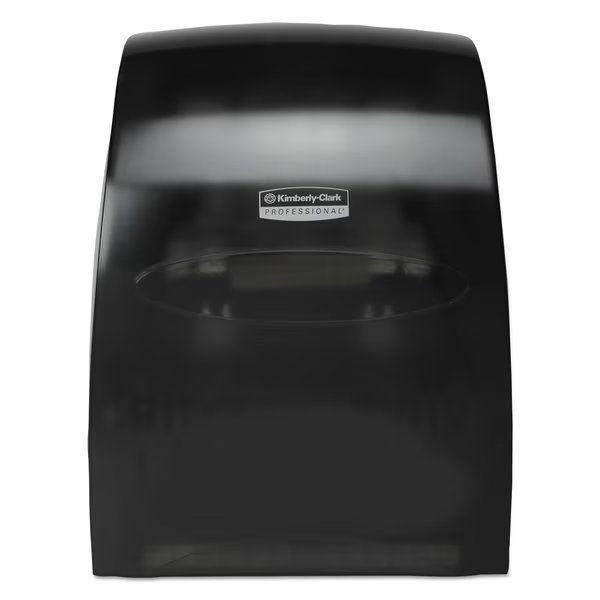 Sanitouch Hard Roll Towel Dispenser, 12.63w x 10.2d x 16.13h, Smoke, Kimberly-Clark Professional, Mfr#: 09996