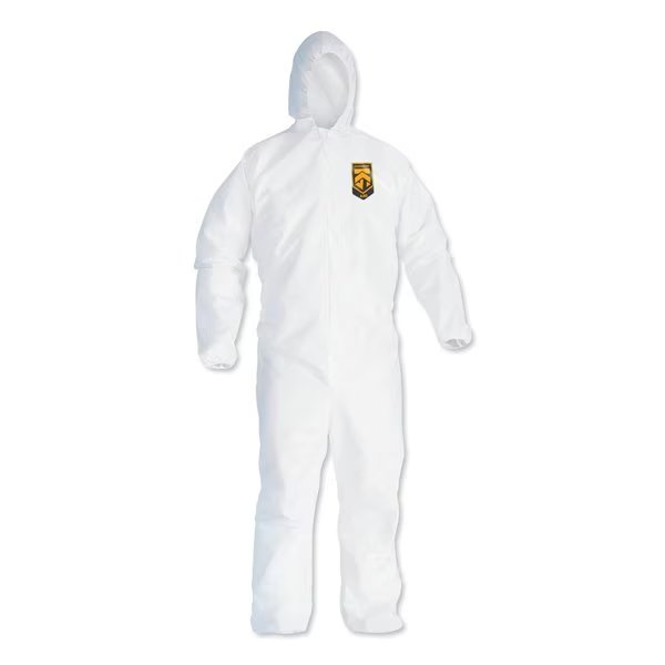 Coveralls, XL, White, Kleenguard, Mfr#: KCC 44324