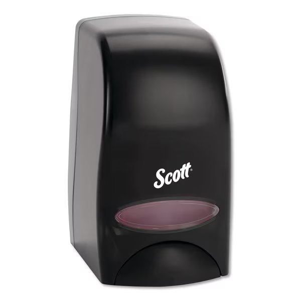 Manual Skin Care Dispenser, 1000 mL, 5" x 5.25" x 8.38", Black, Scott, Mfr#: KCC 92145