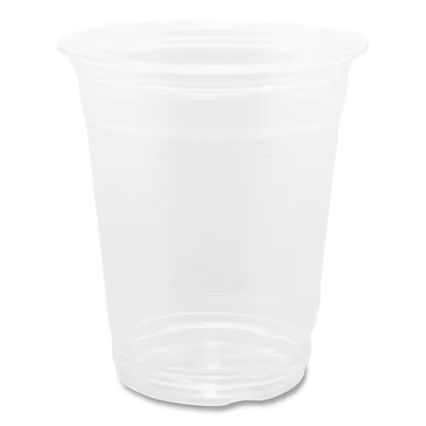 PET Plastic Cups, 92 mm Rim Diameter, 12 oz, Clear, 1000PK, Karat, Mfr#: C-KC12-S