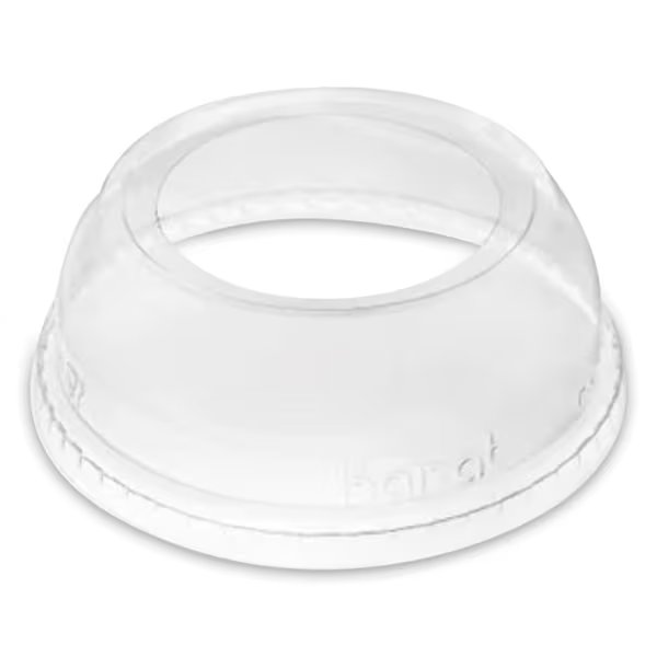 PET Lids, Wide Opening Dome, Fits 12 oz to 24 oz Cold Cups, Clear, 1000PK, Karat, Mfr#: C-KDL626-WH