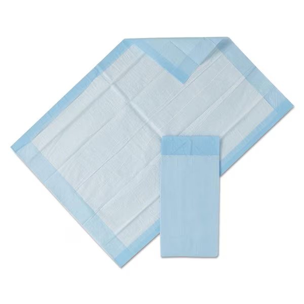 Protection Plus Disposable Underpads, 23" x 36", Blue, PK150, Medline, Mfr#: MSC281232