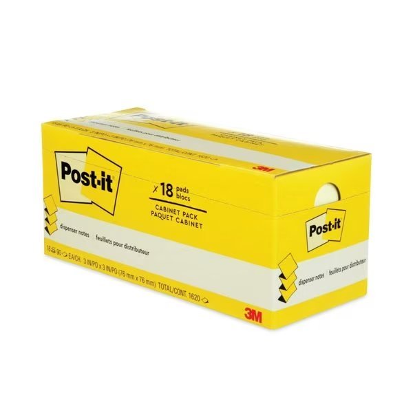 Pad, Post It Pop Up, Canaryb, PK18, Post-It, Mfr#: R330-18CP