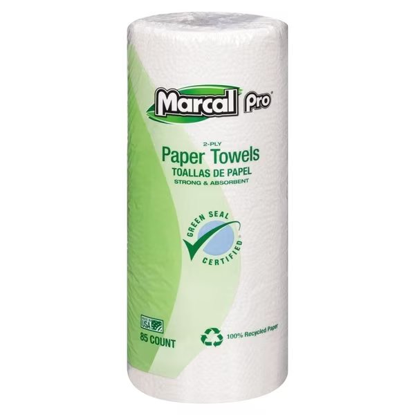 Perforated Kitchen Towels, White, PK30, Marcal, Mfr#: 06350