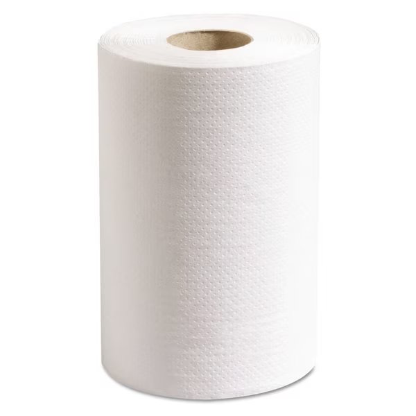 Hardwound Paper Towels, 1 Ply, Continuous Roll Sheets, 350 ft, White, 12 PK, Marcal Pro, Mfr#: P700B