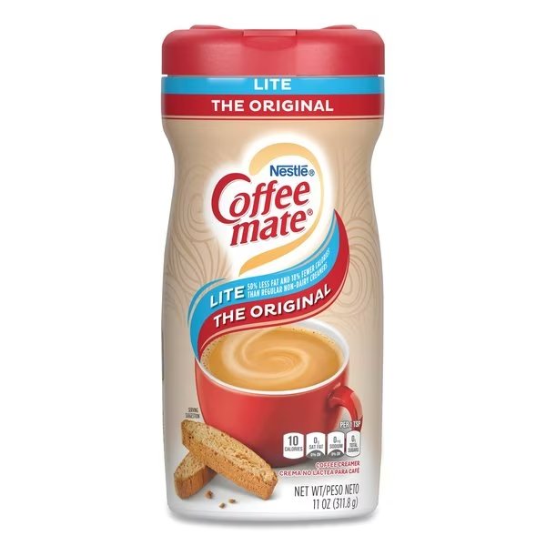 Coffee-mate Lite Powdered Creamer, 11 oz., Coffee Mate, Mfr#: 005000074185
