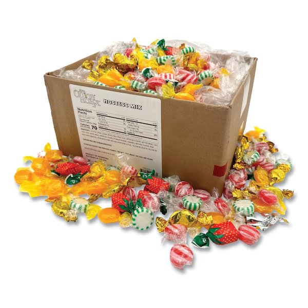 Individually Wrapped Candy Assortments, Assorted Flavors, 5 lb Box, Office Snax, Mfr#: OFX00616