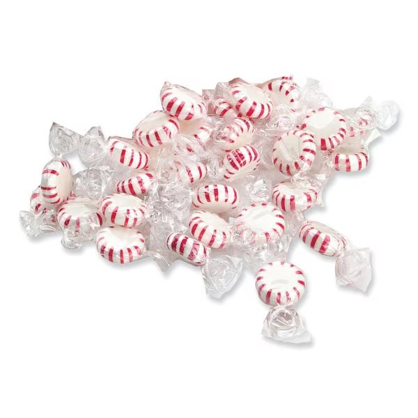 Candy Assortments, Peppermint Candy, 5 lb Box, Office Snax, Mfr#: 00662
