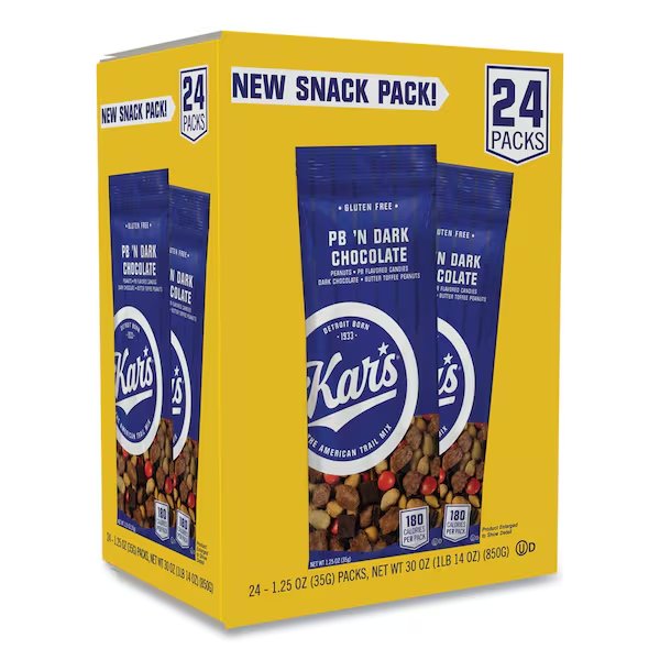 Trail Mix, Dark Chocolate/Peanut Butter, 1.25 oz Packet, Kars, Mfr#: OFX08037