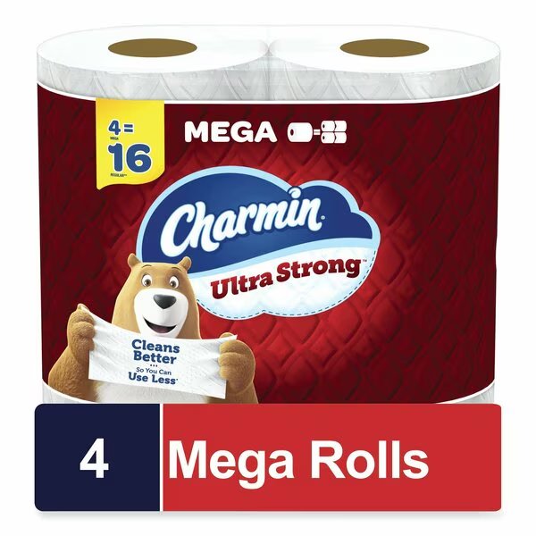 Plastic Overwrap, 264 Sheets, White, 24 PK, Charmin, Mfr#: 61134