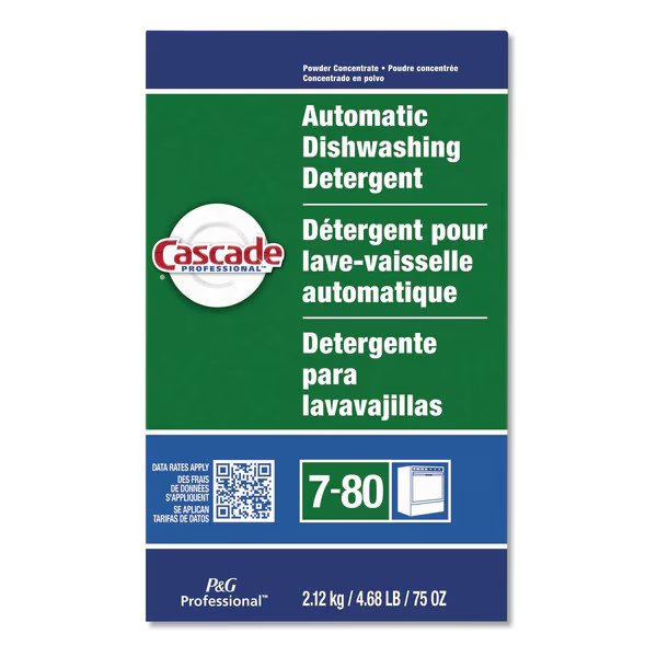 Automatic Dishwasher Powder, Fresh Scent, 75 oz Box, Cascade, Mfr#: 84887011
