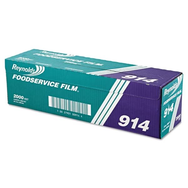 Film Roll, Cutter Box, 18" x 2000ft, Clear, Reynolds, Mfr#: REY 914