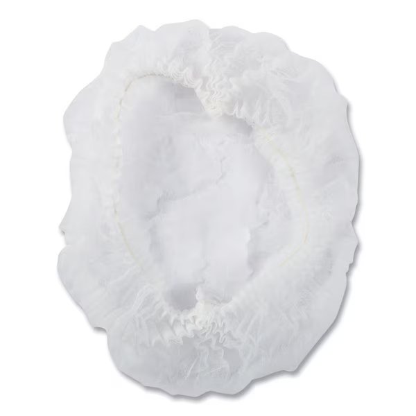 Latex-Free Operating Room Cap, Pleated, Poly, White, 21", PK1000, Amercareroyal, Mfr#: RP110NWP