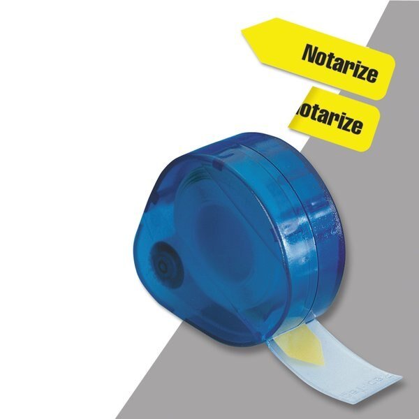 Flag, Notarize, Silver, PK120, Redi-Tag, Mfr#: 60435